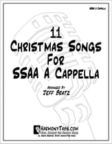 11 Christmas Songs For SSAA A Cappella SSAA choral sheet music cover